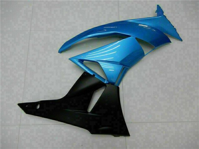 Azul Negro Kit ABS Carenado Motocicleta Kawasaki ZX6R 2009-2012 Azul Negro Kit ABS Carenado Motocicleta Kawasaki ZX6R 2009-2012