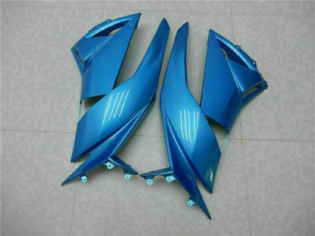 Azul Negro Kit ABS Carenado Motocicleta Kawasaki ZX6R 2009-2012 Azul Negro Kit ABS Carenado Motocicleta Kawasaki ZX6R 2009-2012