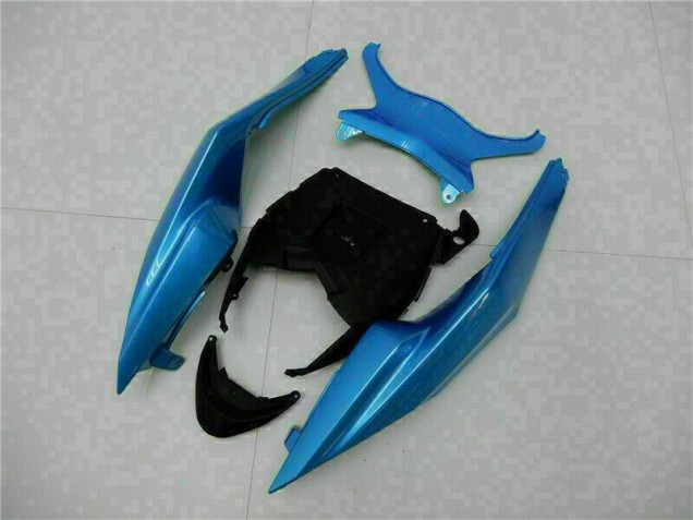 Azul Negro Kit ABS Carenado Motocicleta Kawasaki ZX6R 2009-2012 Azul Negro Kit ABS Carenado Motocicleta Kawasaki ZX6R 2009-2012