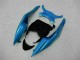 Azul Negro Kit ABS Carenado Motocicleta Kawasaki ZX6R 2009-2012 Azul Negro Kit ABS Carenado Motocicleta Kawasaki ZX6R 2009-2012