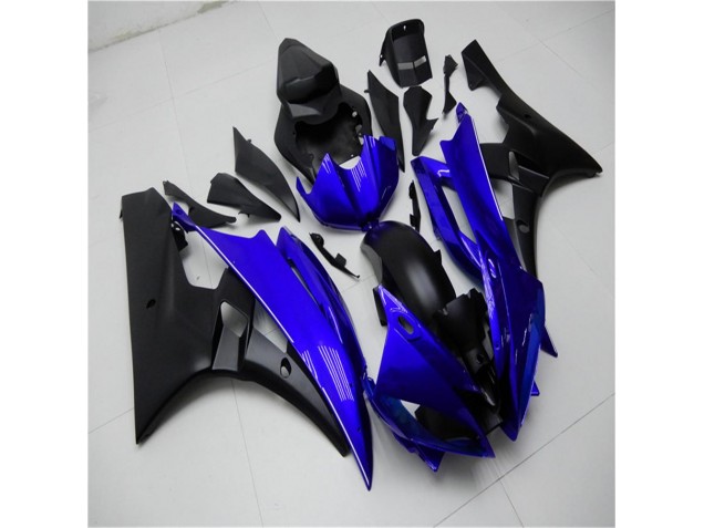 Azul Negro Kit ABS Carenado Motocicleta Yamaha R6 2006-2007 Azul Negro Kit ABS Carenado Motocicleta Yamaha R6 2006-2007