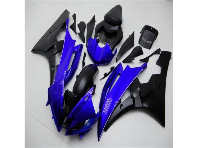 Azul Negro Kit ABS Carenado Motocicleta Yamaha R6 2006-2007 Azul Negro Kit ABS Carenado Motocicleta Yamaha R6 2006-2007