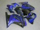 Azul Negro Kit Carenado ABS Completo Kawasaki EX250 2008-2012 Azul Negro Kit Carenado ABS Completo Kawasaki EX250 2008-2012