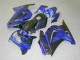 Azul Negro Kit Carenado ABS Completo Kawasaki EX250 2008-2012 Azul Negro Kit Carenado ABS Completo Kawasaki EX250 2008-2012