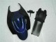Azul Negro Kit Carenado ABS Completo Suzuki GSXR 600 / 750 K6 2006-2007 Azul Negro Kit Carenado ABS Completo Suzuki GSXR 600 / 750 K6 2006-2007