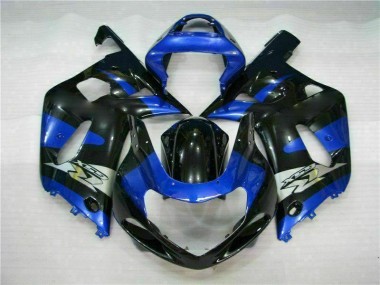 Azul Negro Kit Carenado Moto Suzuki GSXR 600 / 750 K1 K2 K3 2001-2003