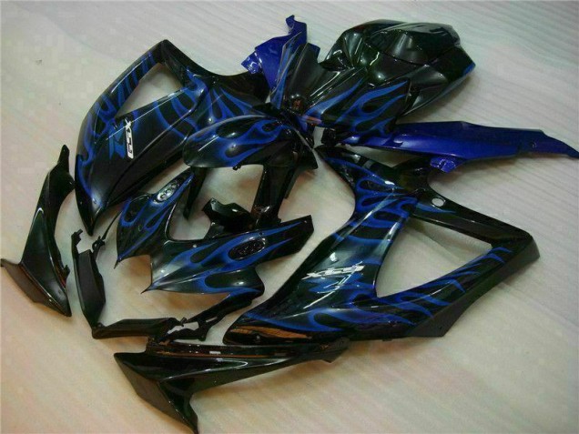 Azul Negro Kits Completo Carenado Moto ABS Suzuki GSXR 600 / 750 K8 2008-2010 Azul Negro Kits Completo Carenado Moto ABS Suzuki GSXR 600 / 750 K8 2008-2010