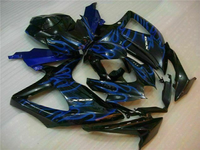 Azul Negro Kits Completo Carenado Moto ABS Suzuki GSXR 600 / 750 K8 2008-2010 Azul Negro Kits Completo Carenado Moto ABS Suzuki GSXR 600 / 750 K8 2008-2010