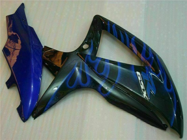 Azul Negro Kits Completo Carenado Moto ABS Suzuki GSXR 600 / 750 K8 2008-2010 Azul Negro Kits Completo Carenado Moto ABS Suzuki GSXR 600 / 750 K8 2008-2010
