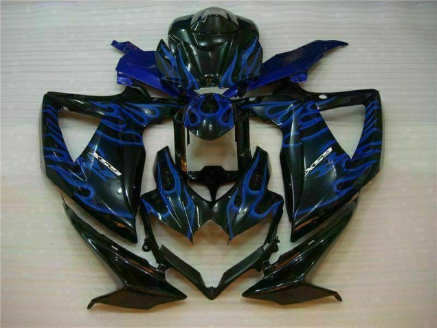 Azul Negro Kits Completo Carenado Moto ABS Suzuki GSXR 600 / 750 K8 2008-2010 Azul Negro Kits Completo Carenado Moto ABS Suzuki GSXR 600 / 750 K8 2008-2010