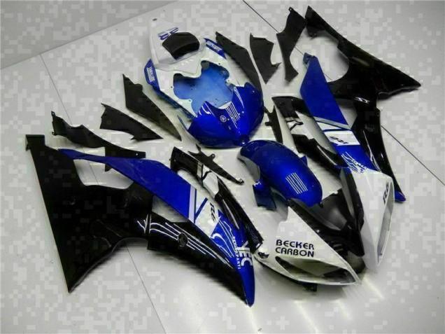 Azul Negro Kits Completo Carenado Moto ABS Yamaha R6 2008-2016