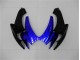 Azul Negro Kits Completo Carenado Moto Suzuki GSXR 600 / 750 K6 2006-2007 Azul Negro Kits Completo Carenado Moto Suzuki GSXR 600 / 750 K6 2006-2007