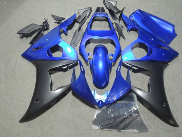 Azul Negro Kits Completo Carenado Moto Yamaha R6 2003-2005 Azul Negro Kits Completo Carenado Moto Yamaha R6 2003-2005