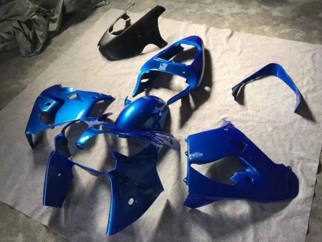 Azul Negro Mate Carenado Moto Kawasaki ZX9R 2002-2003 Azul Negro Mate Carenado Moto Kawasaki ZX9R 2002-2003