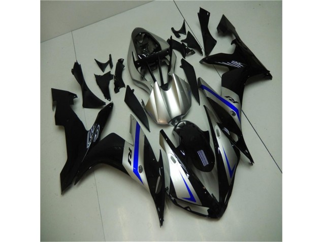 Azul Negro Plata Carenado Moto Yamaha R1 2004-2006