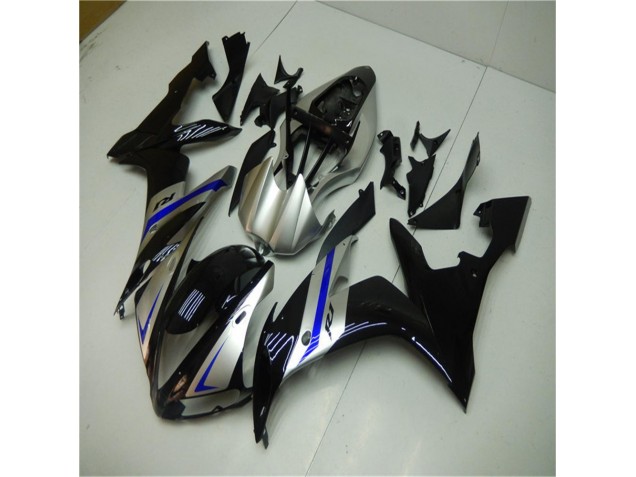 Azul Negro Plata Carenado Moto Yamaha R1 2004-2006