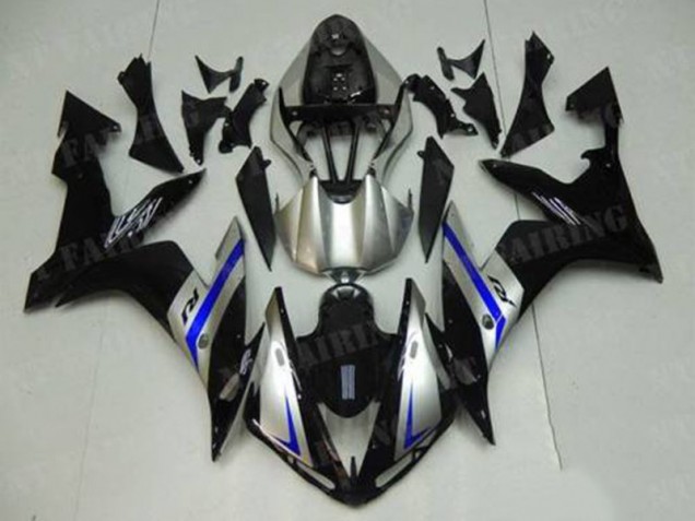 Azul Negro Plata Carenado Moto Yamaha R1 2004-2006