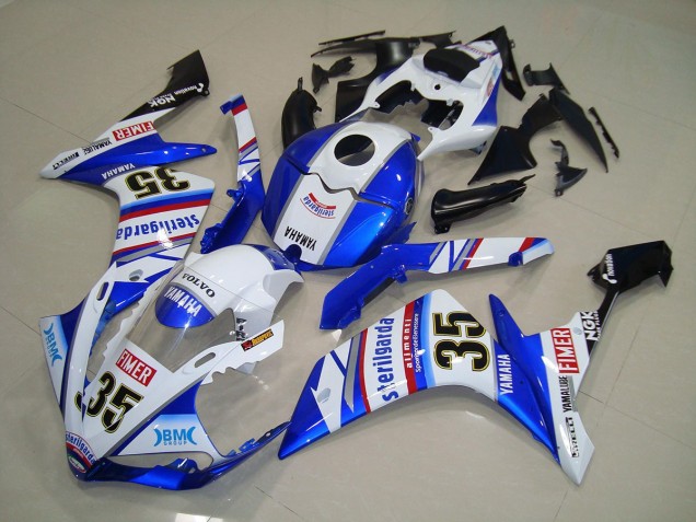 Azul Pegatinas Carenado Moto Yamaha R1 2007-2008 Azul Pegatinas Carenado Moto Yamaha R1 2007-2008