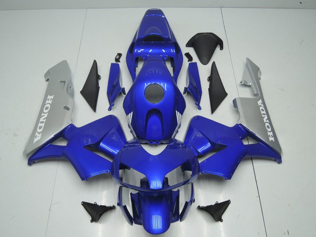 Azul Plata Carenado Moto Honda CBR 600 RR 2003-2004 Azul Plata Carenado Moto Honda CBR 600 RR 2003-2004
