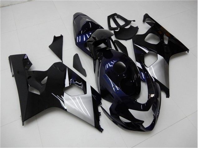 Azul Plata Carenado Moto Suzuki GSXR 600 / 750 K4 2004-2005 Azul Plata Carenado Moto Suzuki GSXR 600 / 750 K4 2004-2005