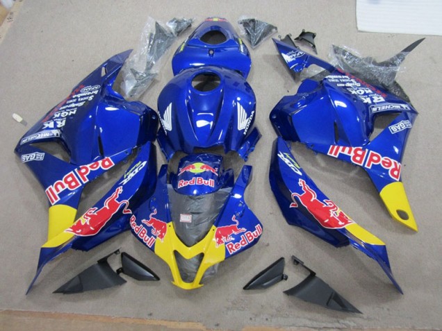Azul Red Bull Carrocería Motocicletas Honda CBR 600 RR 2009-2012