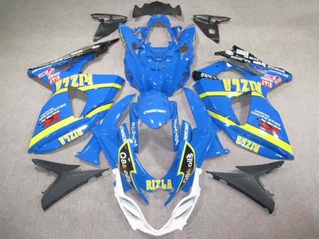 Azul Rizla Q8 Oils Carenado Moto Suzuki GSXR 1000 K9 2009-2016 Azul Rizla Q8 Oils Carenado Moto Suzuki GSXR 1000 K9 2009-2016