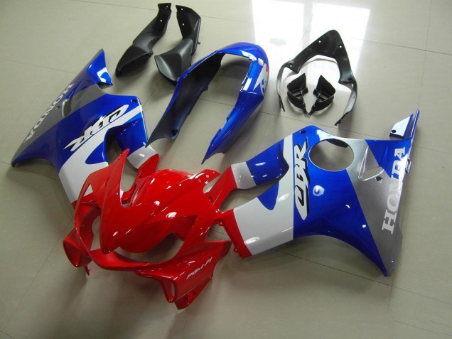 Azul Rojo Blanco Carenado Moto Honda CBR 600 F4i 2004-2007