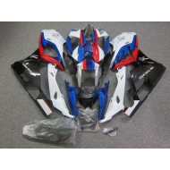 Azul Rojo Blanco Negro Carenado Moto BMW S1000RR 2015-2018