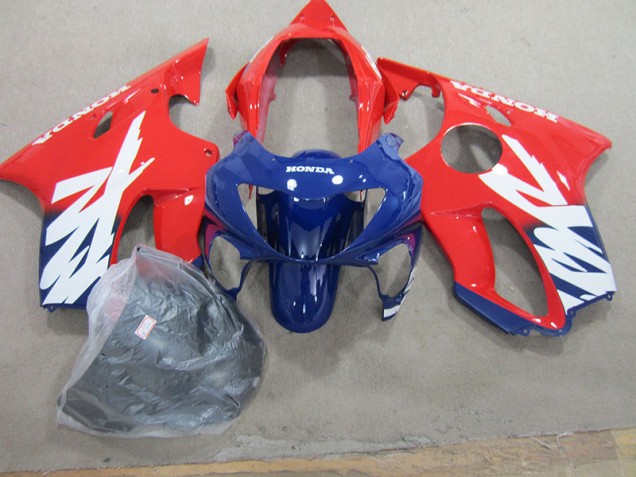 Azul Rojo Carenado Moto Honda CBR 600 F4 1999-2000