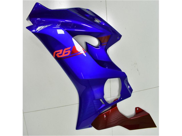 Azul Rojo Carenado Moto Yamaha R6 2017-2023 Azul Rojo Carenado Moto Yamaha R6 2017-2023