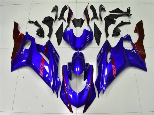 Azul Rojo Carenado Moto Yamaha R6 2017-2023 Azul Rojo Carenado Moto Yamaha R6 2017-2023