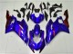 Azul Rojo Carenado Moto Yamaha R6 2017-2023 Azul Rojo Carenado Moto Yamaha R6 2017-2023