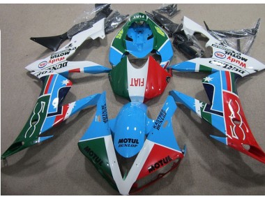 Azul Rojo Verde Motul Kits Carenado Moto Honda CBR 1000 RR 2004-2005