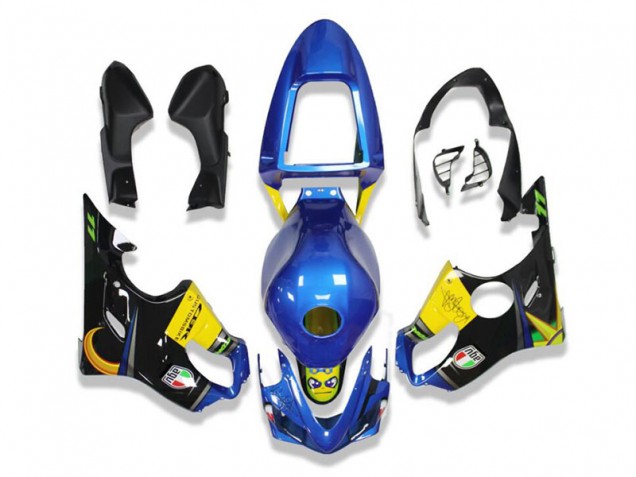 Azul Tiburón Carenado Moto Honda CBR 600 F4i 2001-2003 Azul Tiburón Carenado Moto Honda CBR 600 F4i 2001-2003