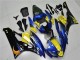 Azul Tiburón Carenado Moto Yamaha R6 2006-2007
