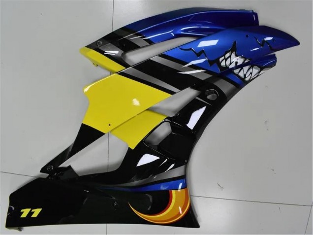 Azul Tiburón Carenado Moto Yamaha R6 2006-2007