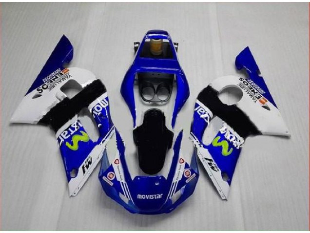 Azul Verde Blanco Carenado Moto Yamaha R6 1998-2002 Azul Verde Blanco Carenado Moto Yamaha R6 1998-2002