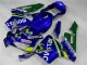 Azul Verde Movistar Castrol Carenado Moto Honda CBR 600 RR 2003-2004 Azul Verde Movistar Castrol Carenado Moto Honda CBR 600 RR 2003-2004