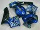 Azul con Plata Llama Carenado Moto Honda CBR 600 RR 2003-2004 Azul con Plata Llama Carenado Moto Honda CBR 600 RR 2003-2004