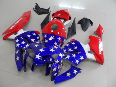 Bandera de Estados Unidos Carenado Moto Honda CBR 600 RR 2005-2006