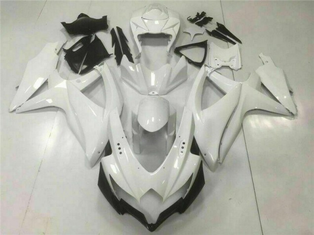 Blanco ABS Kits Carenado Moto Suzuki GSXR 600 / 750 K8 2008-2010 Blanco ABS Kits Carenado Moto Suzuki GSXR 600 / 750 K8 2008-2010