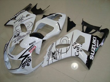 Blanco Alstare Motul Carenado Moto Suzuki GSXR 750 K1 K2 K3 2001-2003