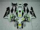 Blanco Amarillo Verde 52 Carenado Moto Honda CBR 600 RR 2005-2006
