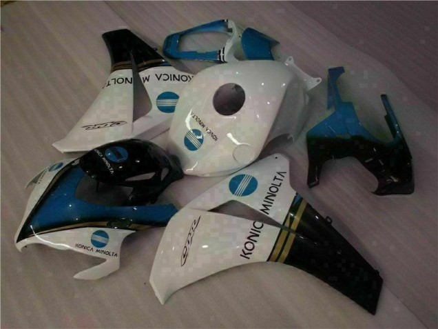 Blanco Azul ABS Moto Plástica Honda CBR 1000 RR 2008-2011 Blanco Azul ABS Moto Plástica Honda CBR 1000 RR 2008-2011