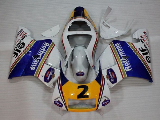 Blanco Azul Amarillo Carenado Moto Honda NSR 250 MC28 P4 1994-1996 Blanco Azul Amarillo Carenado Moto Honda NSR 250 MC28 P4 1994-1996