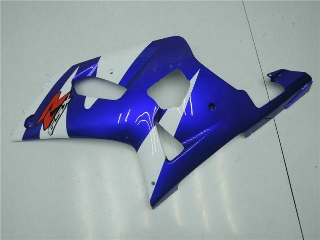 Blanco Azul Carenado Moto Suzuki GSXR 600 / 750 K1 K2 K3 2001-2003 Blanco Azul Carenado Moto Suzuki GSXR 600 / 750 K1 K2 K3 2001-2003
