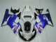 Blanco Azul Carenado Moto Suzuki GSXR 600 / 750 K1 K2 K3 2001-2003 Blanco Azul Carenado Moto Suzuki GSXR 600 / 750 K1 K2 K3 2001-2003