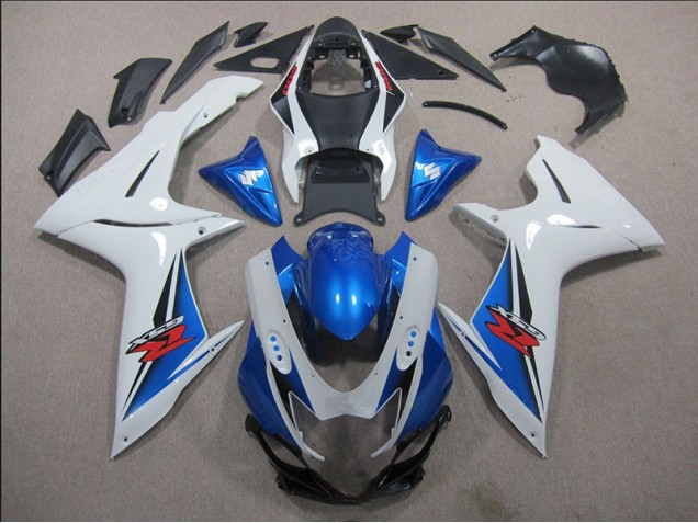 Blanco Azul Carenado Moto Suzuki GSXR 600 K11 2011-2021