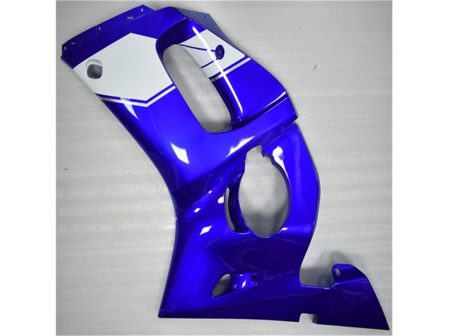 Blanco Azul Carenado & Plástico Moto Yamaha R6 1998-2002 Blanco Azul Carenado & Plástico Moto Yamaha R6 1998-2002