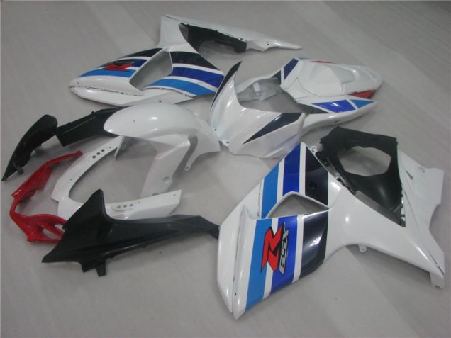 Blanco Azul Carenados Moto Suzuki GSXR 1000 K9 2009-2016 Blanco Azul Carenados Moto Suzuki GSXR 1000 K9 2009-2016